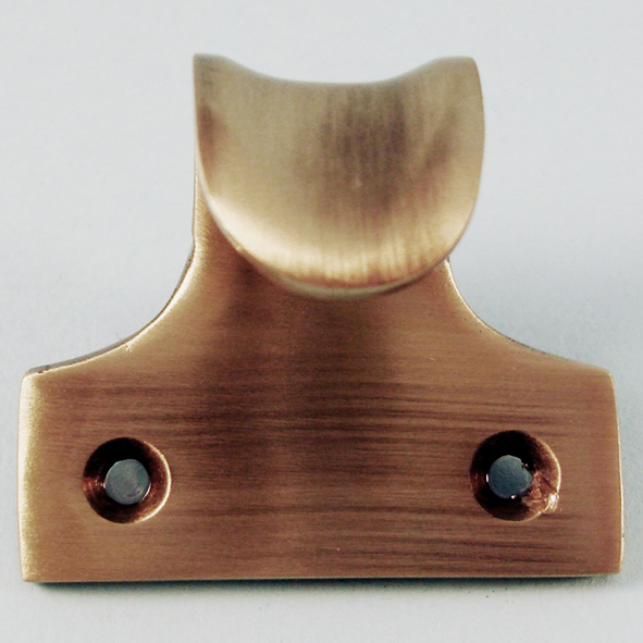 THD169/AB • Antique Brass • Small Hook Pattern Cast Sash Lift